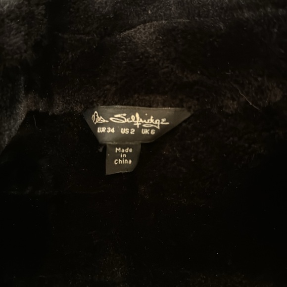 Miss Selfridge faux leather coat - Picture 4 of 4